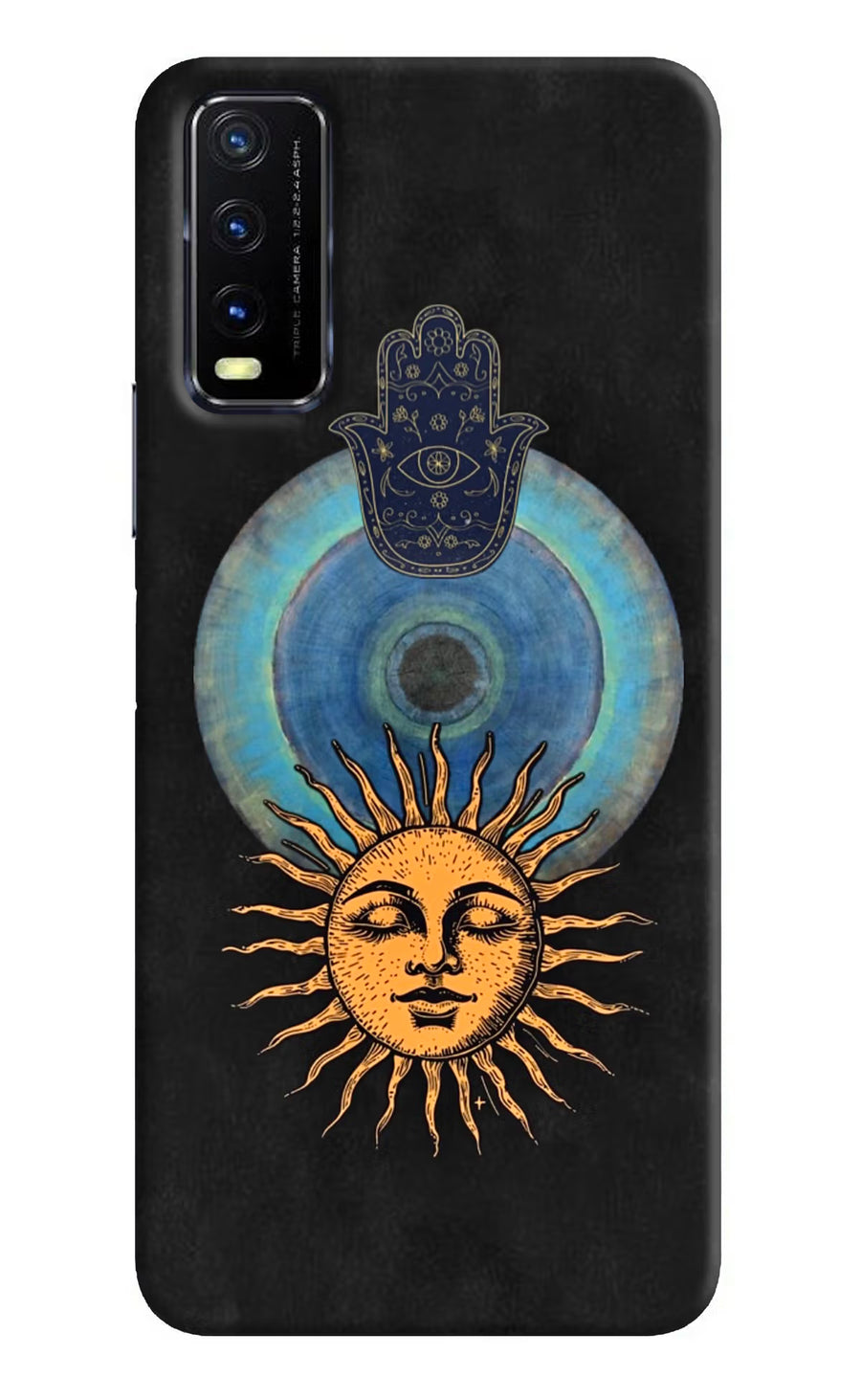 Divine Sun Vivo Y20G Back Cover, Hard case