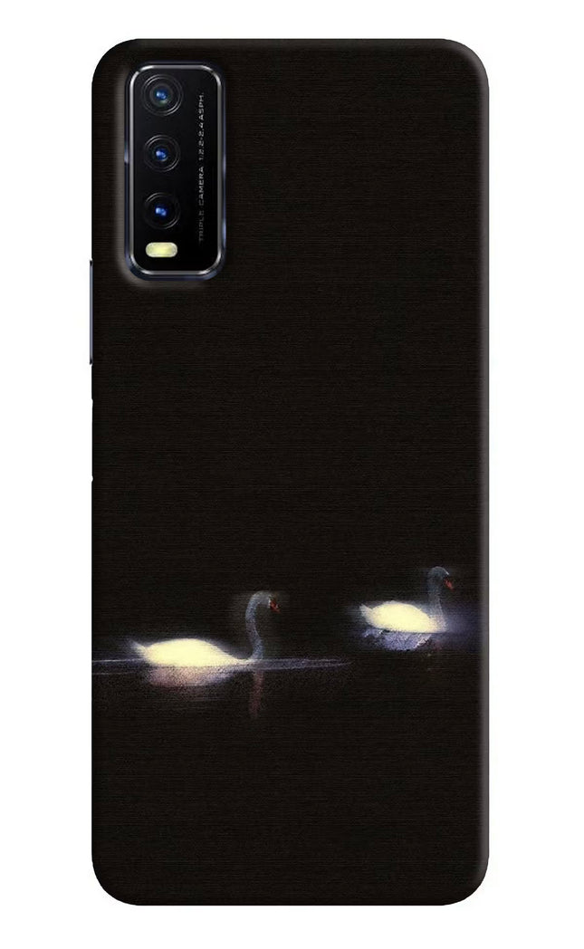 Silent Swans Vivo Y20G Hard Case Back Cover by Casekaro
