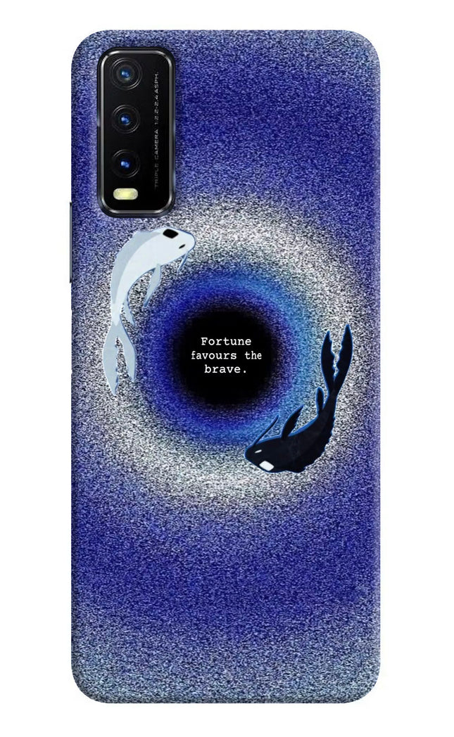 Dark Koi Vivo Y20G Hard Case Back Cover by Casekaro