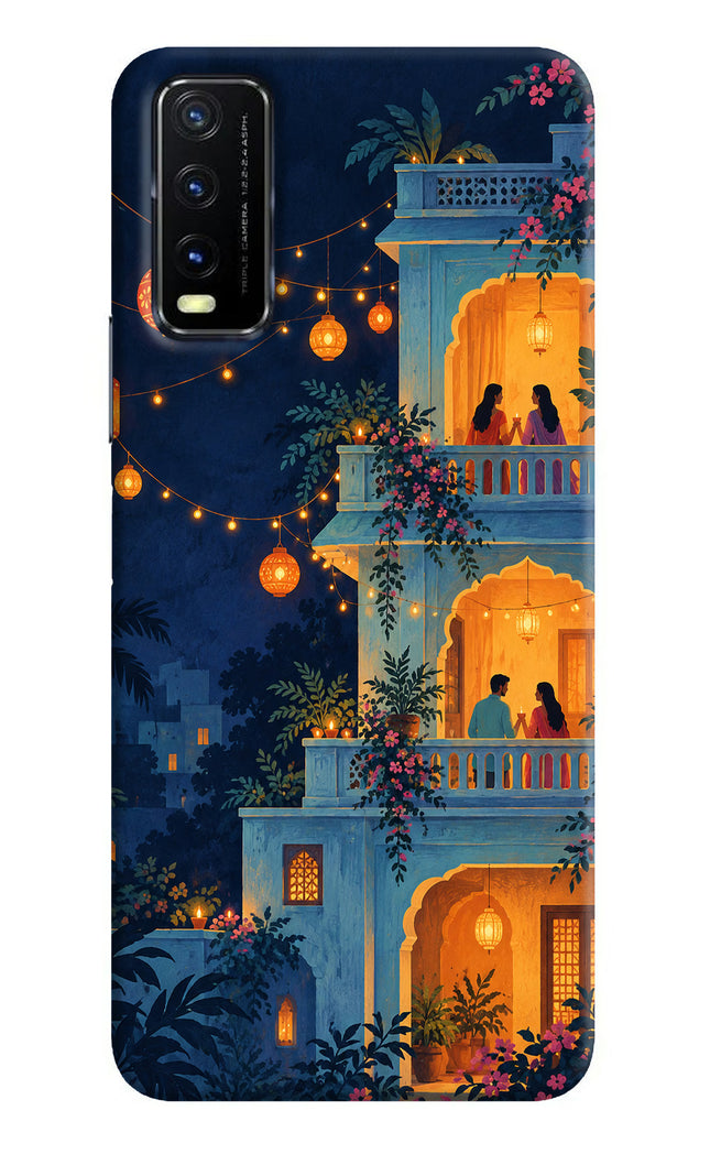 Balcony Glow Vivo Y20G Hard Case Back Cover by Casekaro