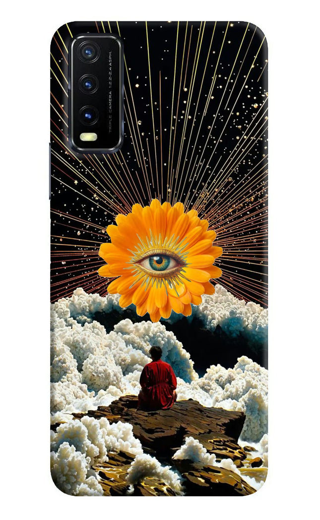 Cosmic Flower Vivo Y20G Hard Case Back Cover by Casekaro