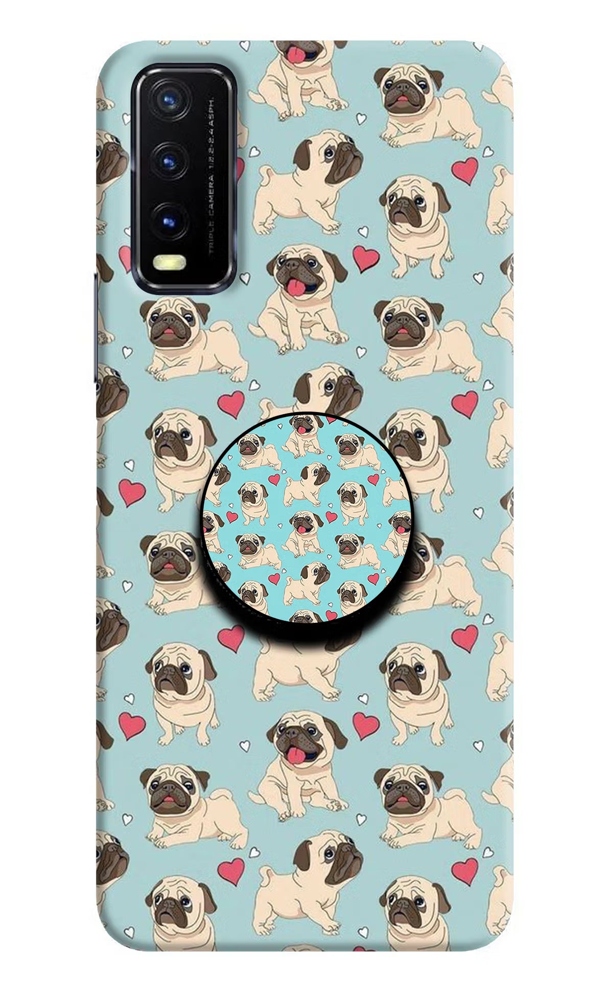 Pug Dog Vivo Y20G Pop Case