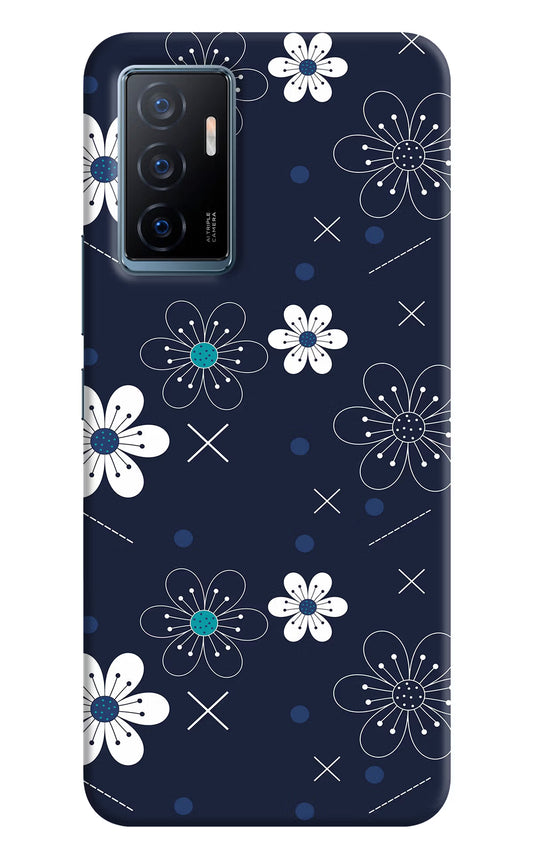 Flowers Vivo Y75 Back Cover