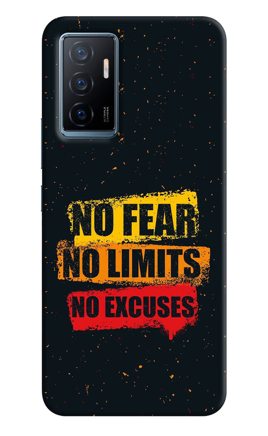 No Fear No Limits No Excuse Vivo Y75 Back Cover