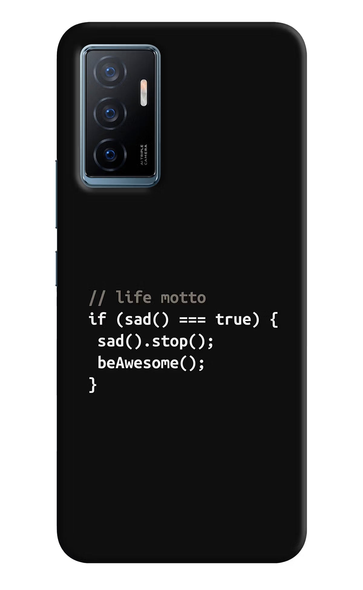 Life Motto Code Vivo Y75 Back Cover