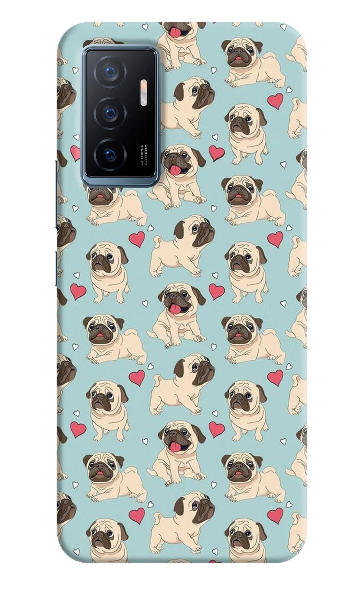Pug Dog Vivo Y75 Back Cover