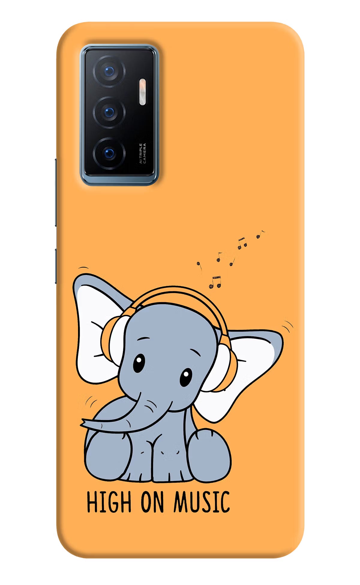 High On Music Vivo Y75 Back Cover