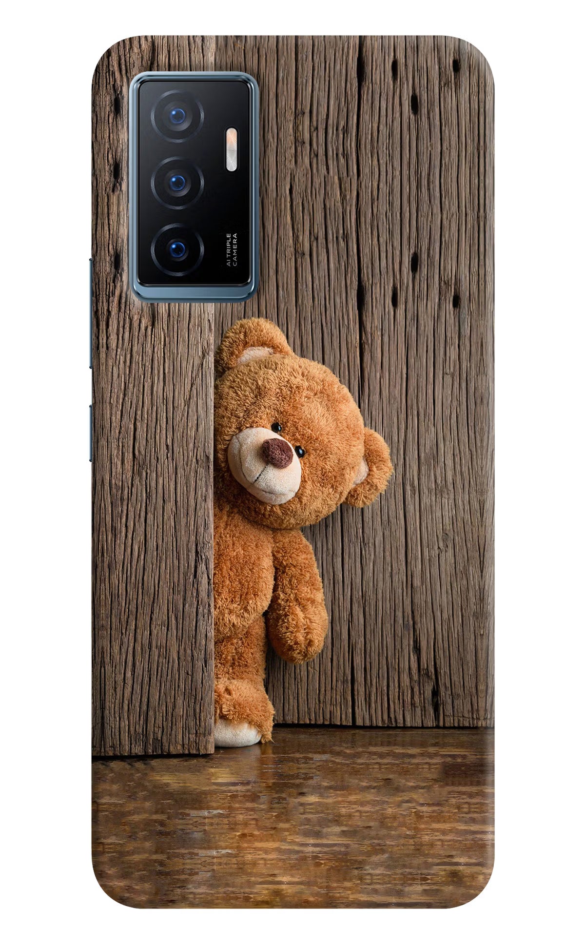Teddy Wooden Vivo Y75 Back Cover