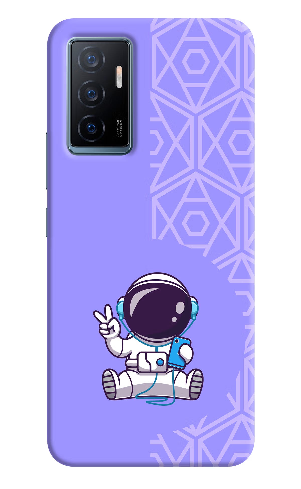 Cute Astronaut Chilling Vivo Y75 Back Cover