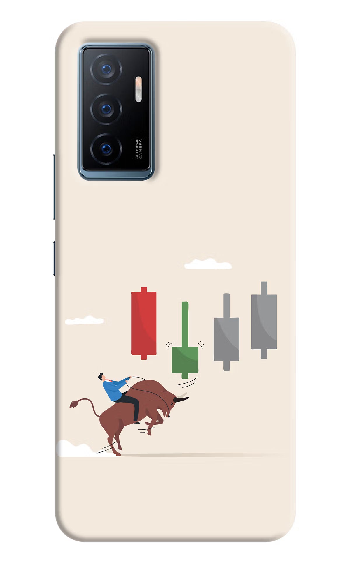 Bull Trading Momentum Vivo Y75 Back Cover