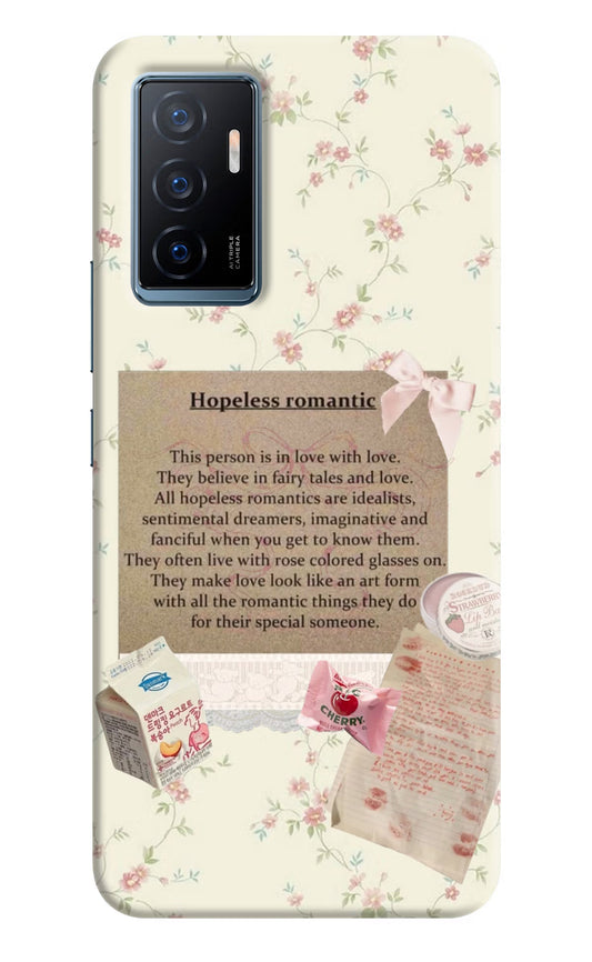 Hopeless Romantic Vivo Y75 Back Cover