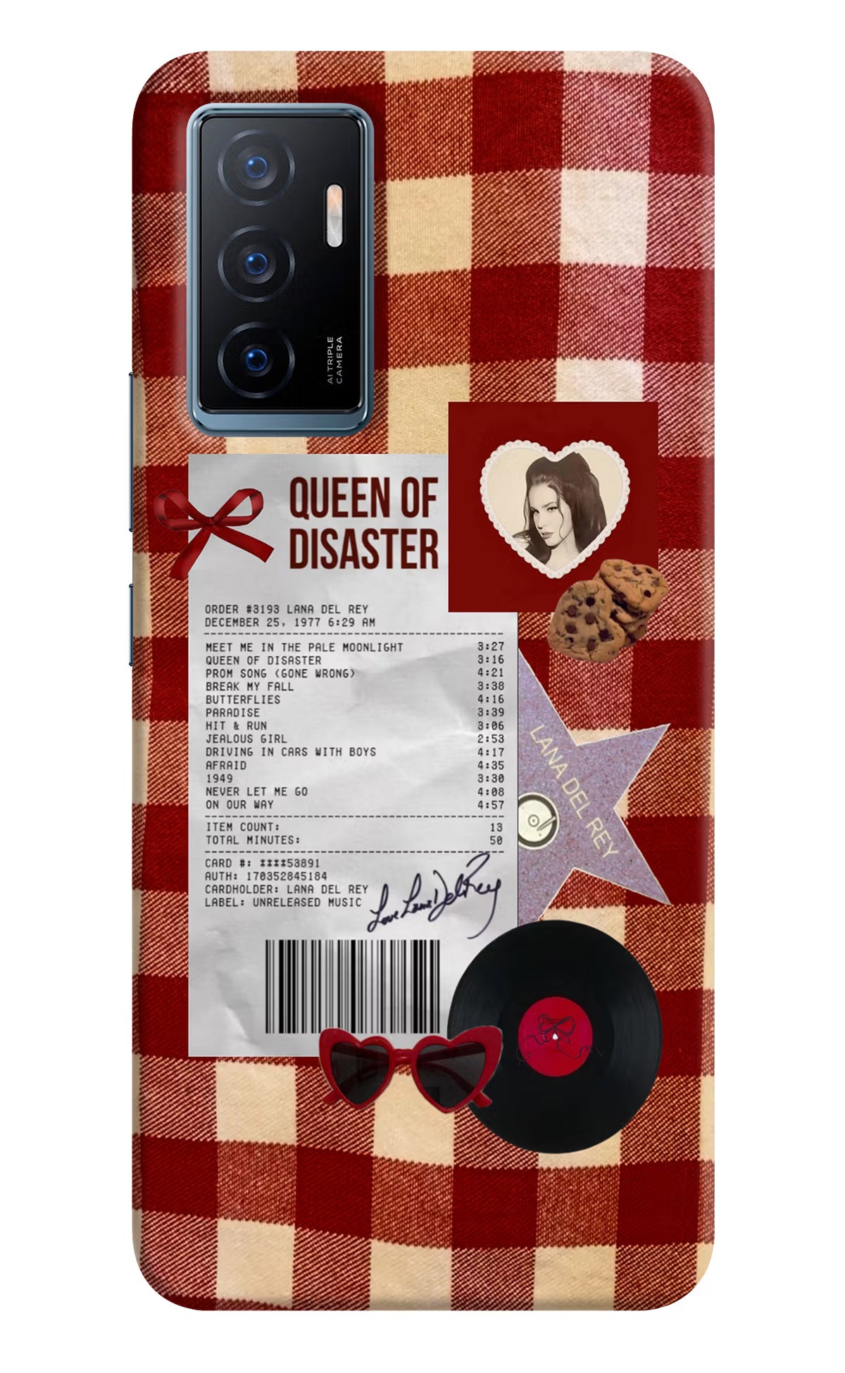 Queen of Disaster Vivo Y75 Back Cover