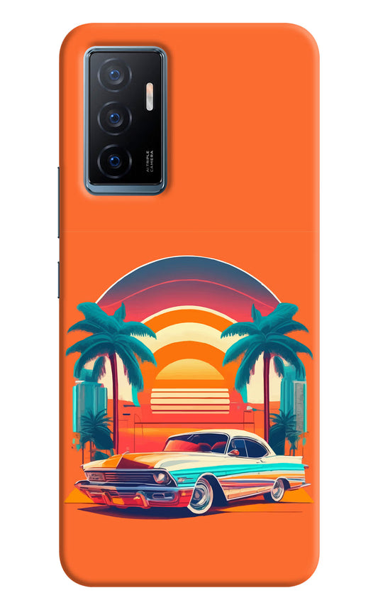 Palm Drive 80s Vivo Y75 Back Cover