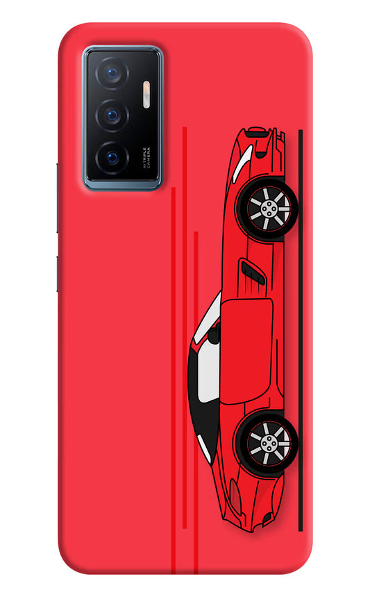 Red Velocity Vivo Y75 Back Cover