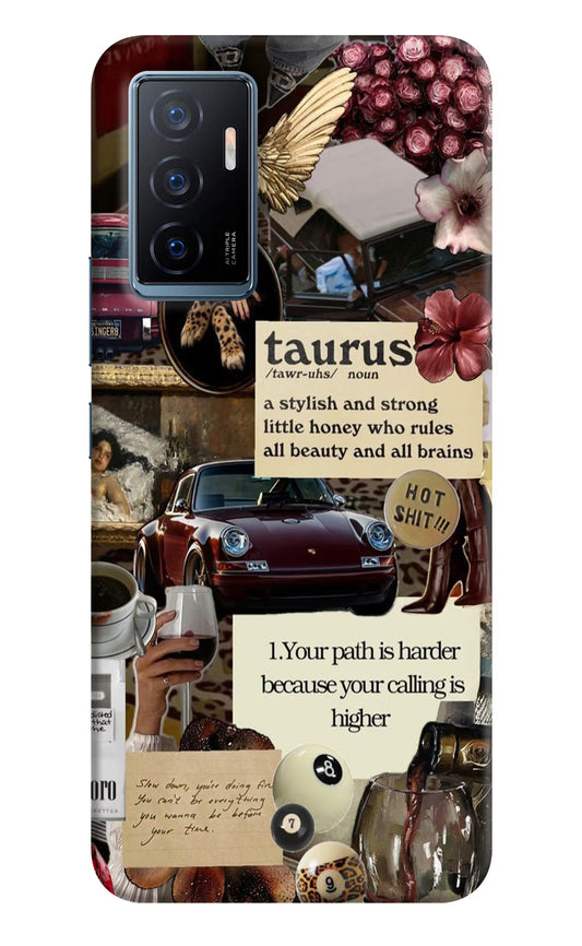 Taurus Zodiac Vivo Y75 Back Cover