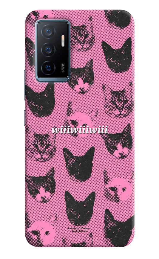 Pink Cats Vivo Y75 Hard Case Back Cover by Casekaro