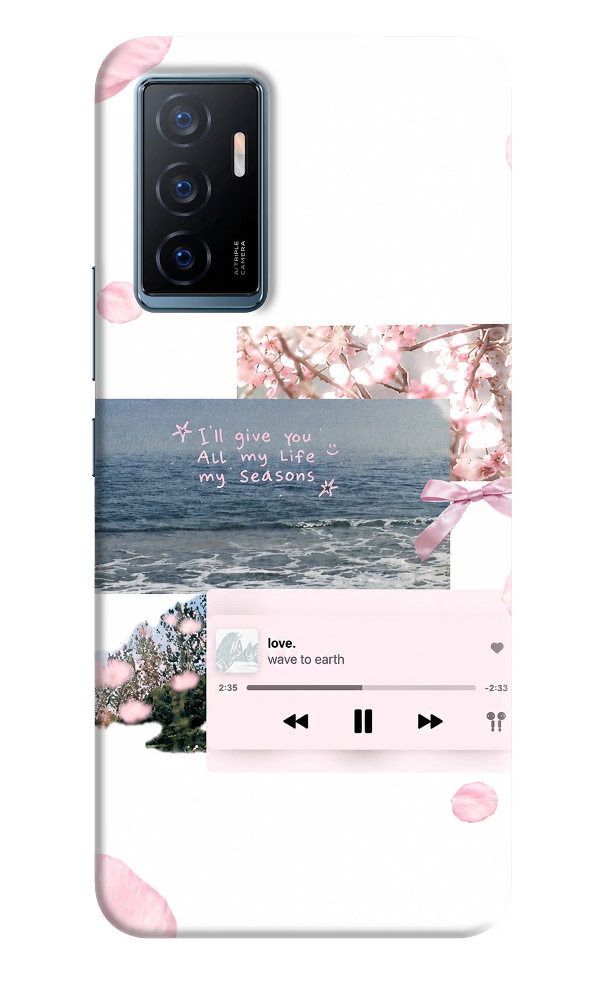 Wave to earth Vivo Y75 Back Cover