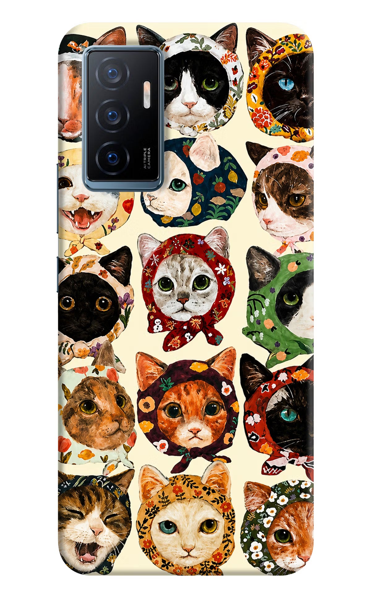 Cool Cat Vivo Y75 Back Cover