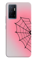 Pink Web Vivo Y75 Hard Case Back Cover by Casekaro