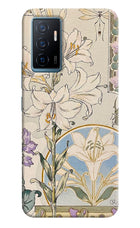 White Lily Vivo Y75 Hard Case Back Cover by Casekaro
