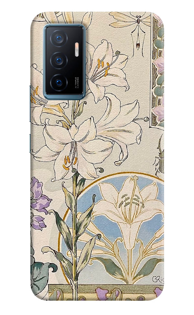 White Lily Vivo Y75 Hard Case Back Cover by Casekaro