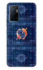 Koi Blue Vivo Y75 Hard Case Back Cover by Casekaro