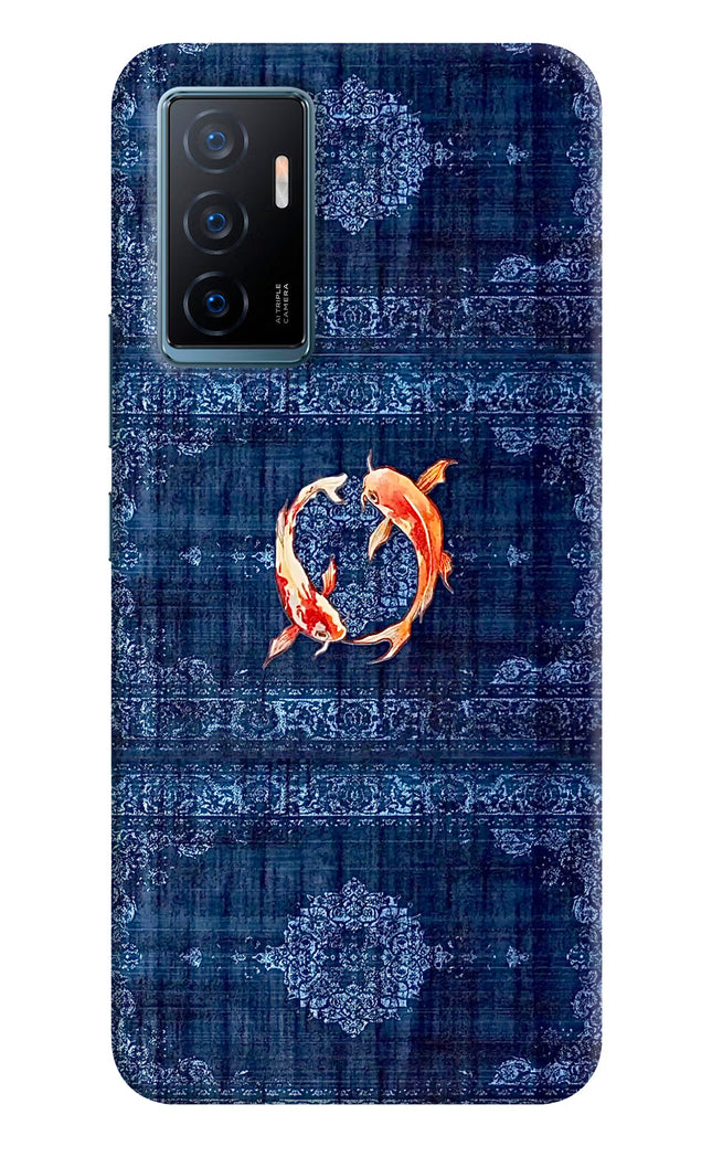 Koi Blue Vivo Y75 Hard Case Back Cover by Casekaro