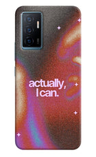 Pink Aura Vivo Y75 Hard Case Back Cover by Casekaro