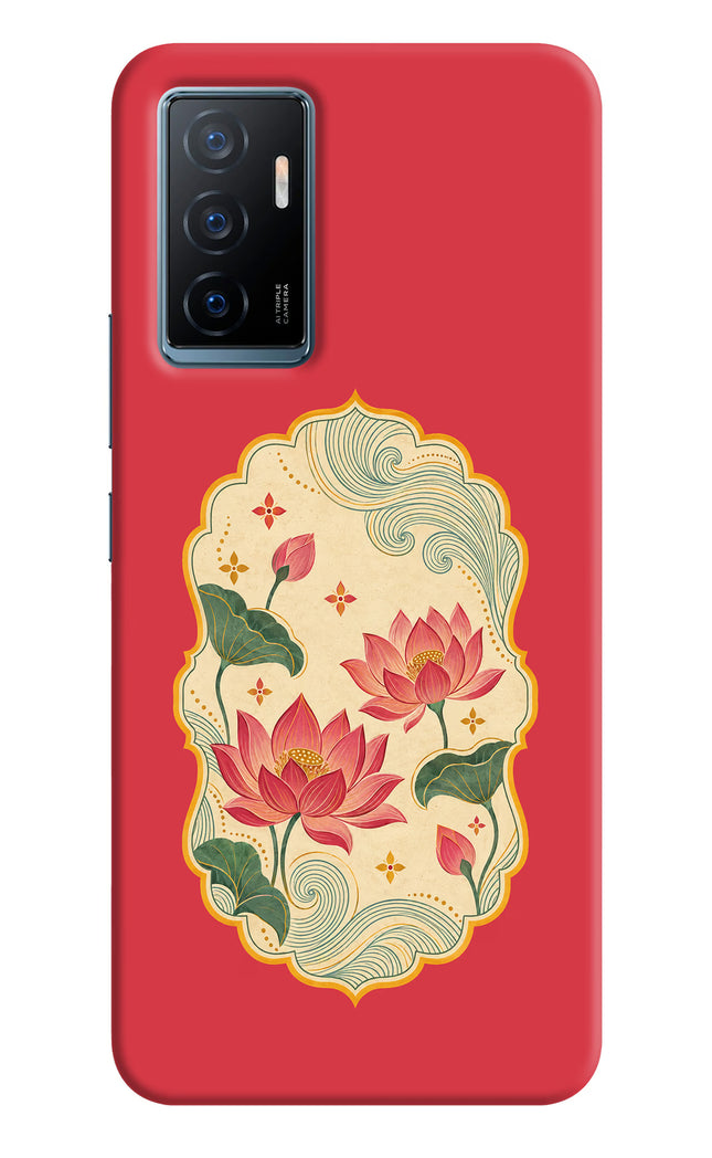 Pink Lotus Vivo Y75 Hard Case Back Cover by Casekaro