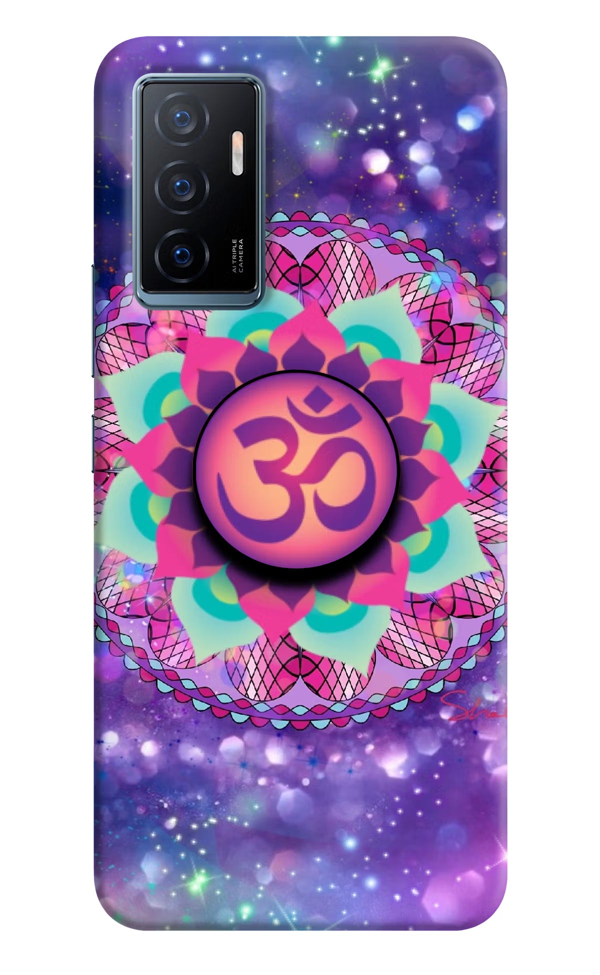 Om Purple Vivo Y75 Pop Case