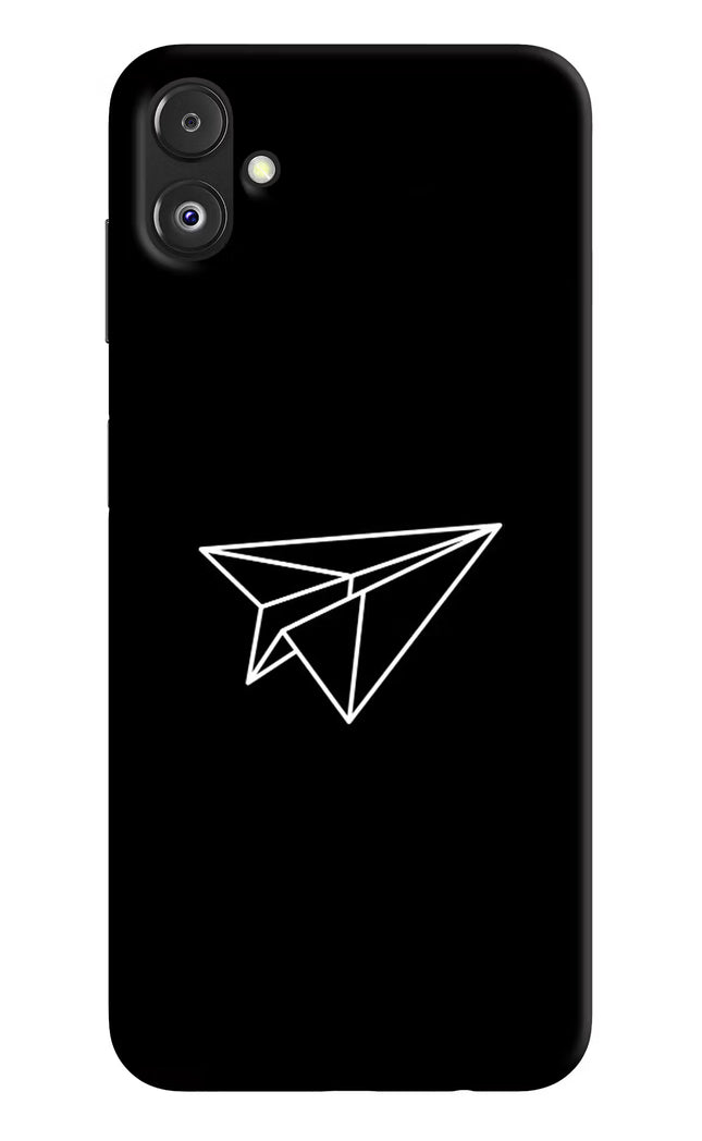 Paper Plane White Samsung F14 5G Back Cover
