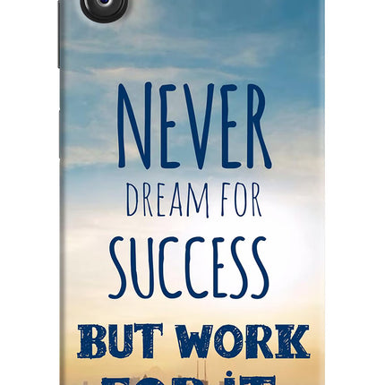Never Dream For Success But Work For It Samsung F14 5G Back Cover