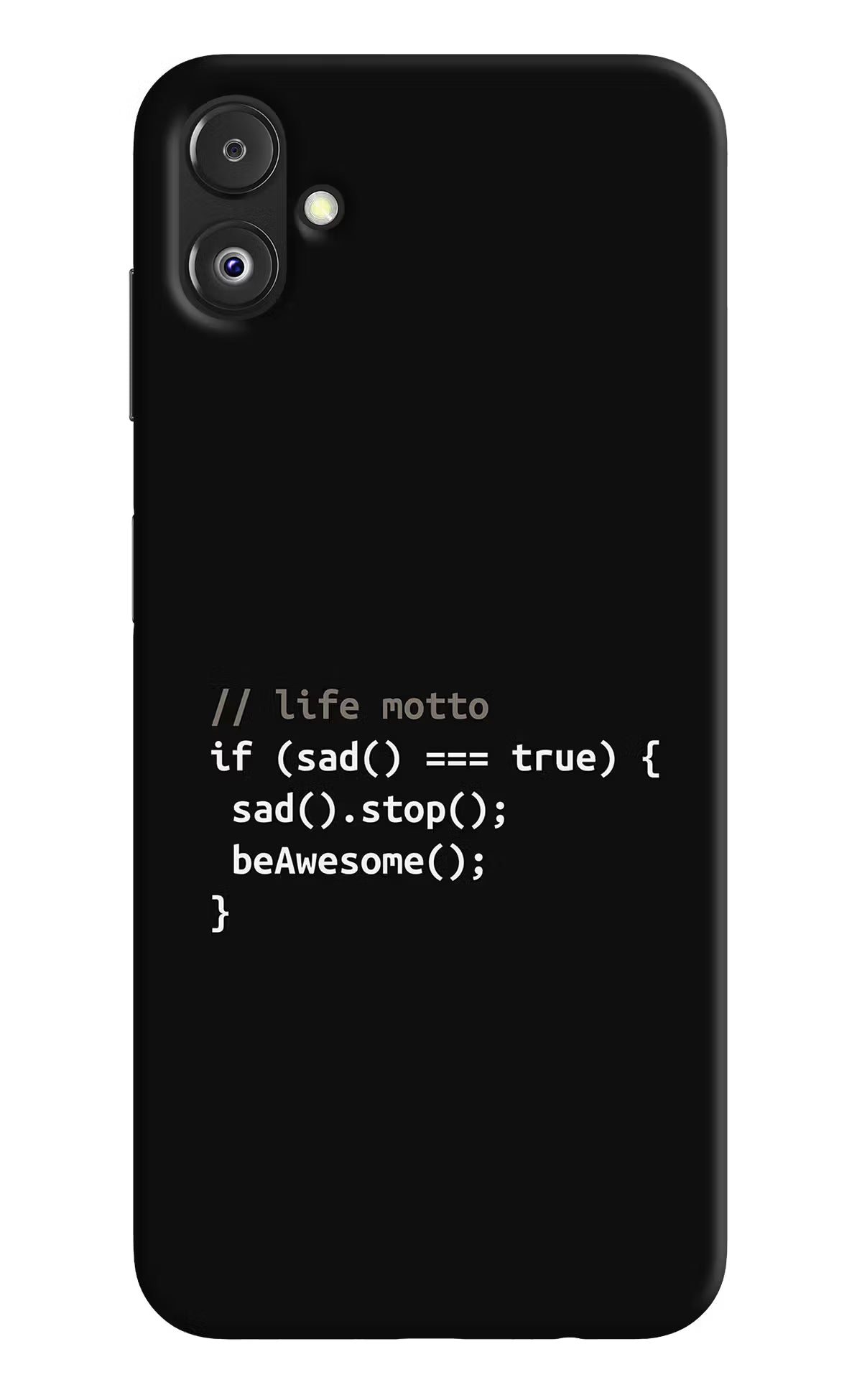 Life Motto Code Samsung F14 5G Back Cover