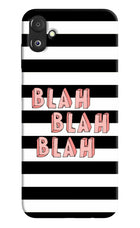 Blah Blah Blah Samsung F14 5G Hard Case Back Cover by Casekaro