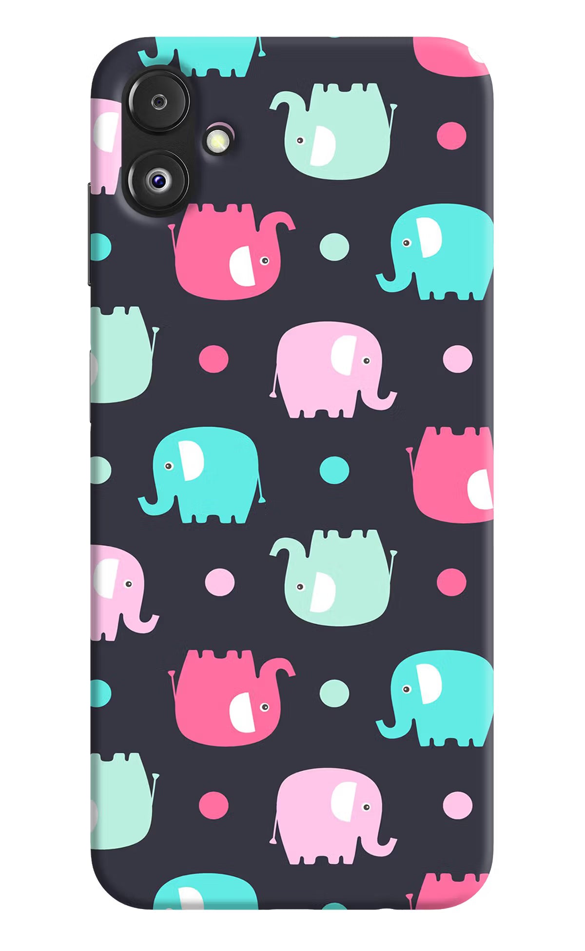 Elephants Samsung F14 5G Back Cover