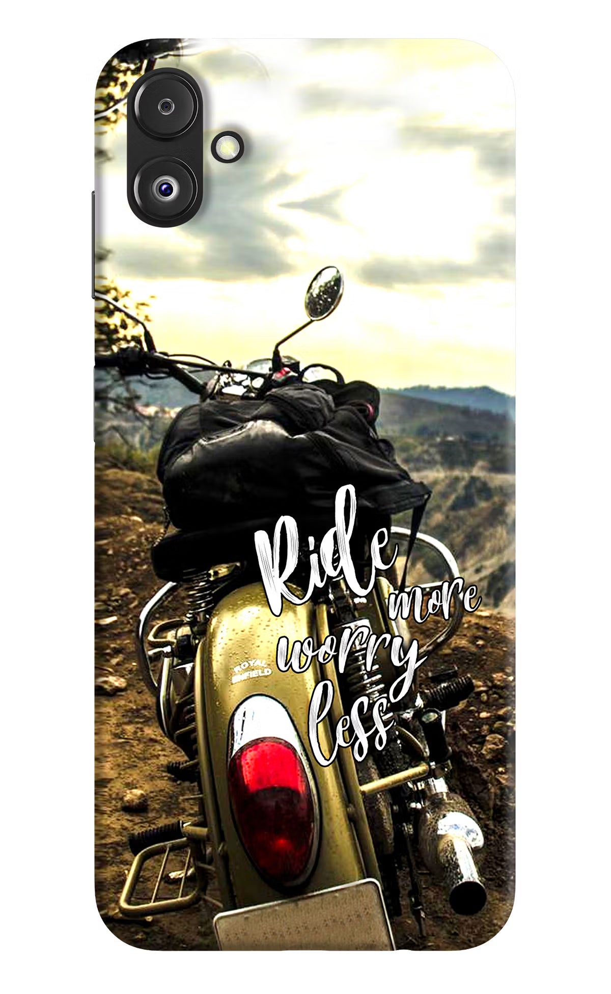 Ride More Worry Less Samsung F14 5G Back Cover