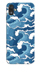 Blue Waves Samsung F14 5G Hard Case Back Cover by Casekaro