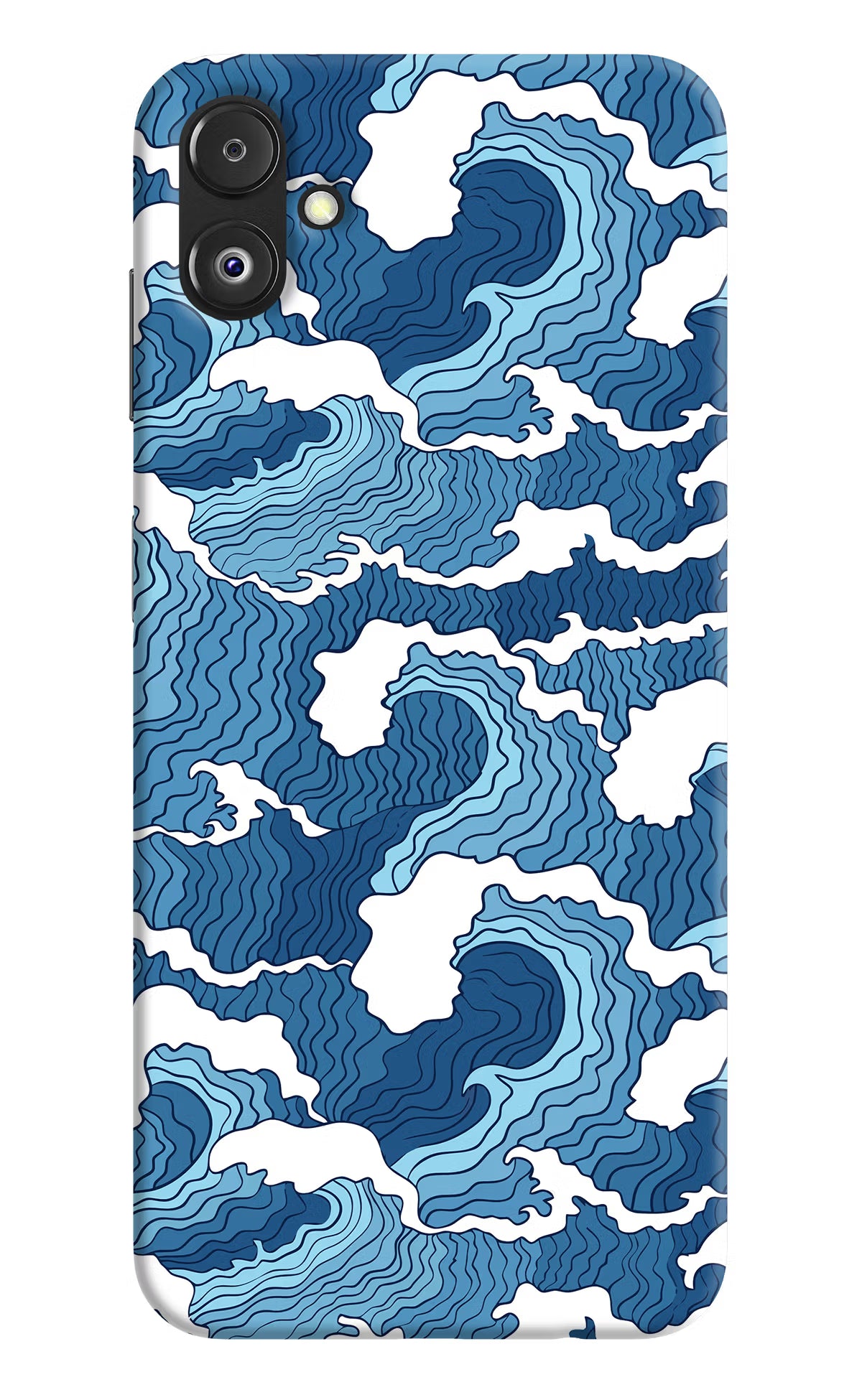 Blue Waves Samsung F14 5G Back Cover