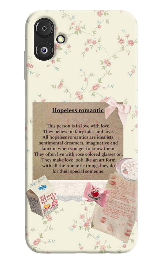 Hopeless Romantic Samsung F14 5G Back Cover