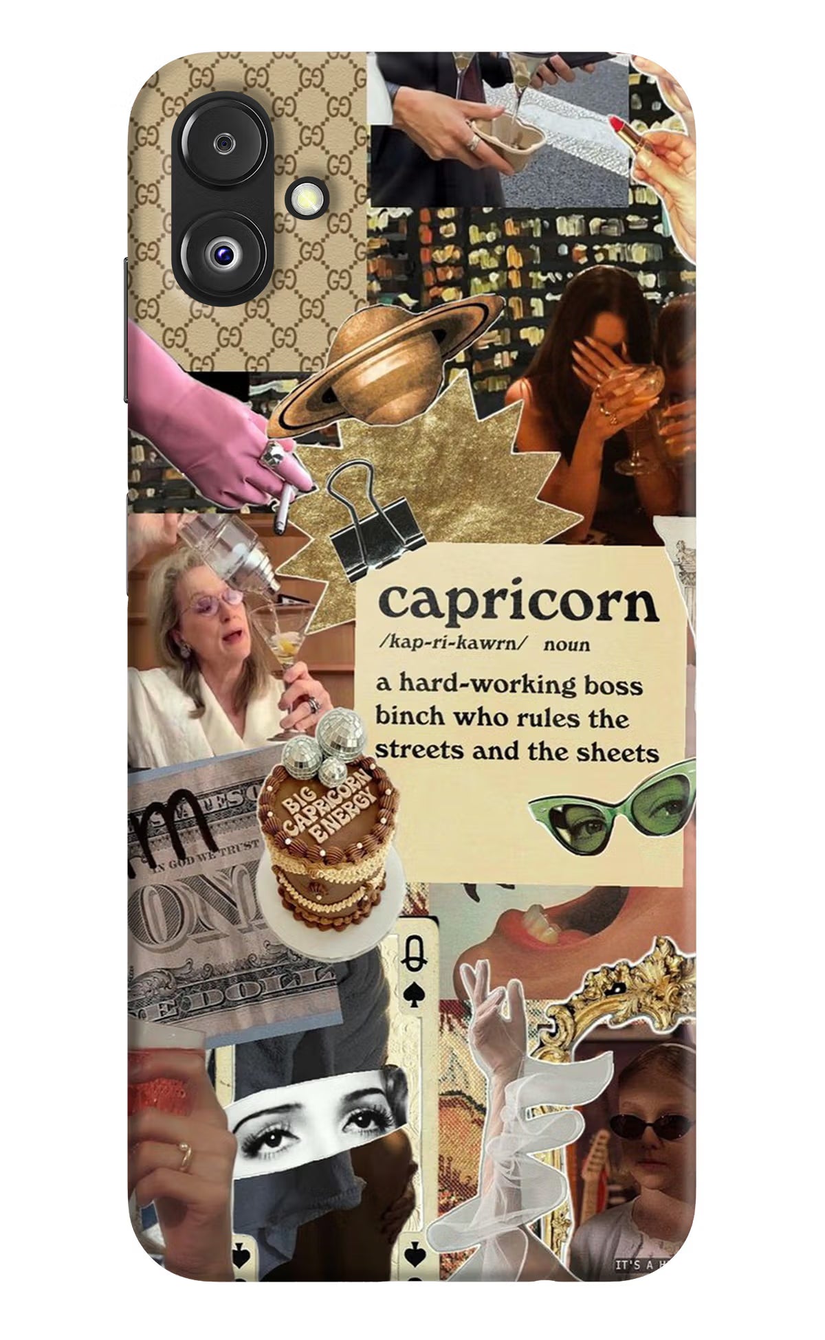 Capricorn Zodiac Samsung F14 5G Back Cover