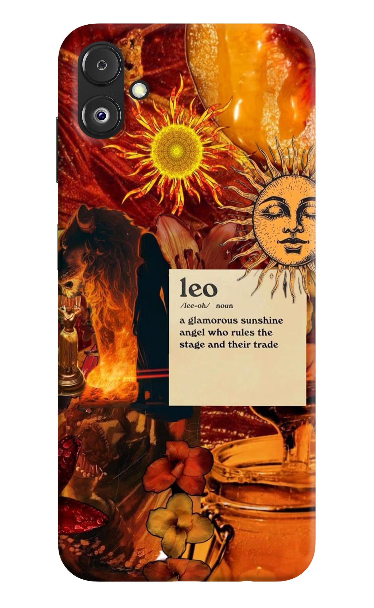 Leo Zodiac Samsung F14 5G Back Cover