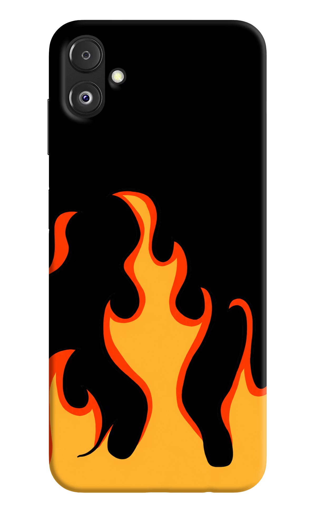 Fired Up – Black Samsung F14 5G Hard Case Back Cover by Casekaro