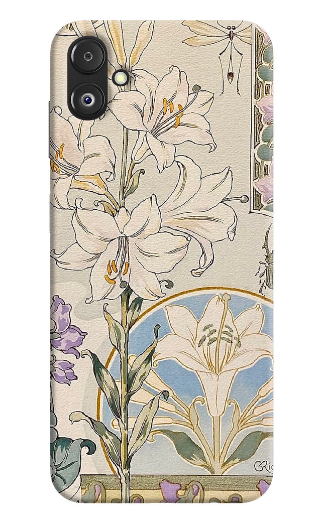 White Lily Samsung F14 5G Hard Case Back Cover by Casekaro