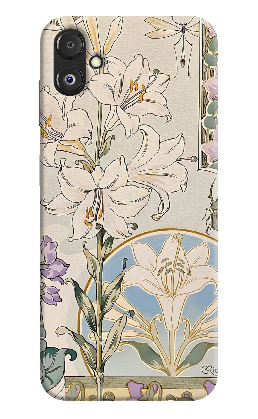 White Lily Samsung F14 5G Back Cover, Hard case