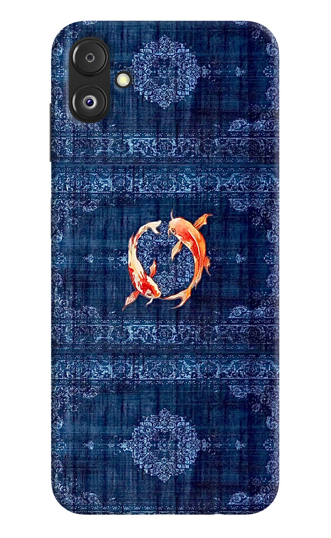 Koi Blue Samsung F14 5G Hard Case Back Cover by Casekaro