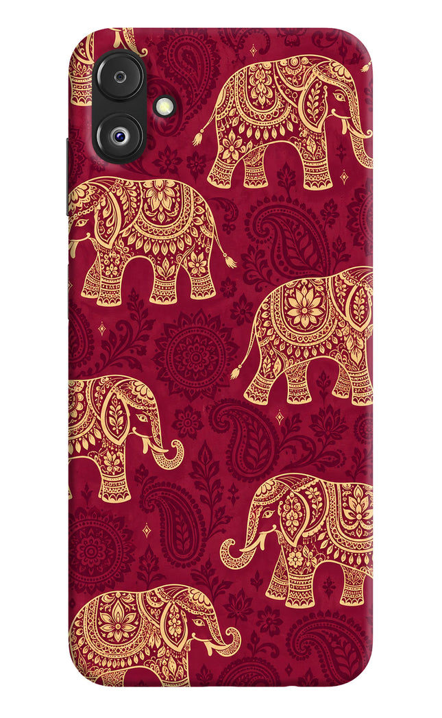 Maroon Elephant Samsung F14 5G Hard Case Back Cover by Casekaro