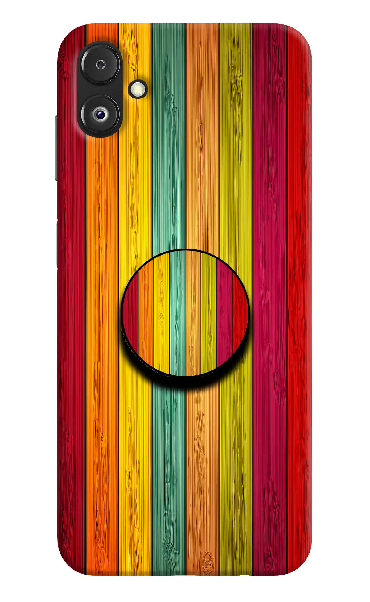 Multicolor Wooden Samsung F14 5G Pop Case