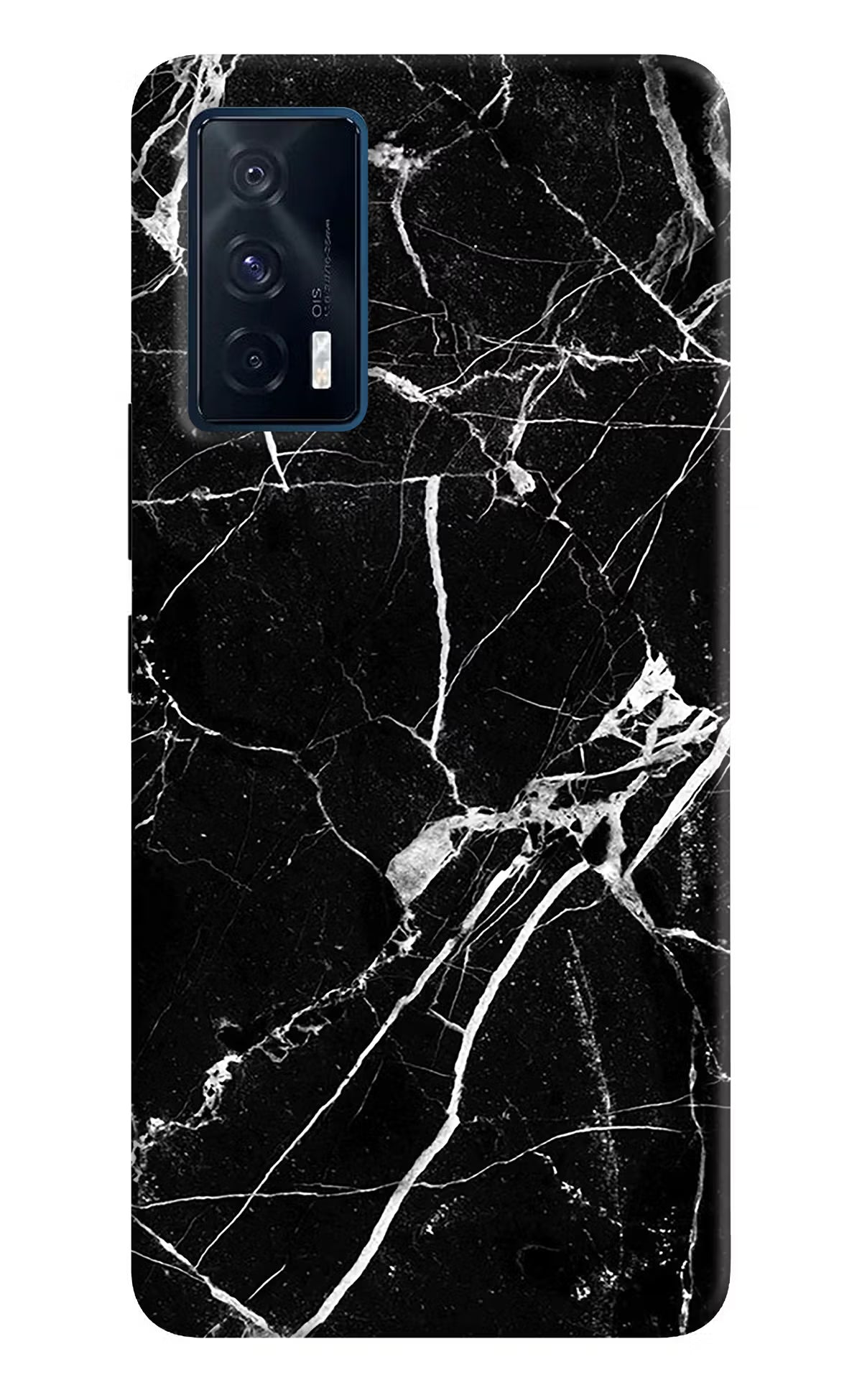 Black Marble Pattern iQOO 7 5G Back Cover