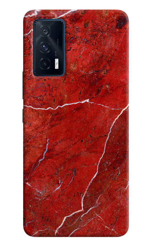 Red Marble Design iQOO 7 5G Back Cover