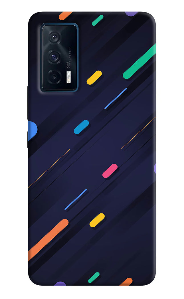Abstract Design iQOO 7 5G Hard Case Back Cover by Casekaro